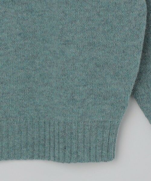 SHIPS / シップス ニット・セーター | ALANPAINE: 〈手洗い可能〉5ゲージ サドル クルーネック ニット | 詳細6