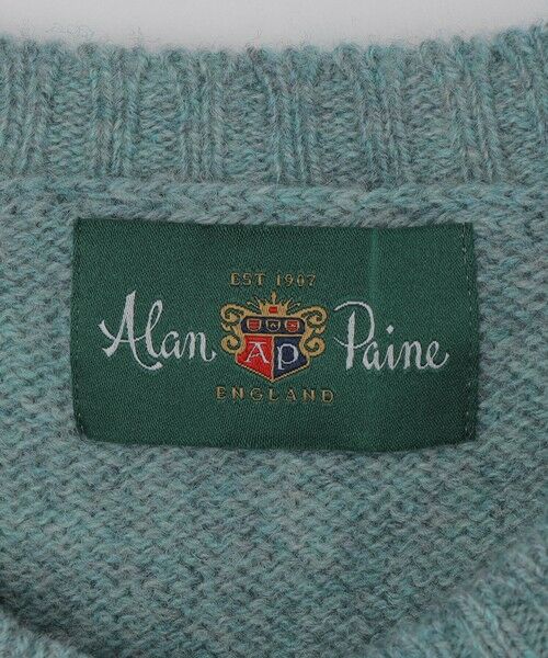SHIPS / シップス ニット・セーター | ALANPAINE: 〈手洗い可能〉5ゲージ サドル クルーネック ニット | 詳細7
