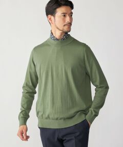 SHIPS / シップス ニット・セーター | SHIPS:〈手洗い可能〉HANDFRAME 16ゲージ コットン/ウール モックネック ニット