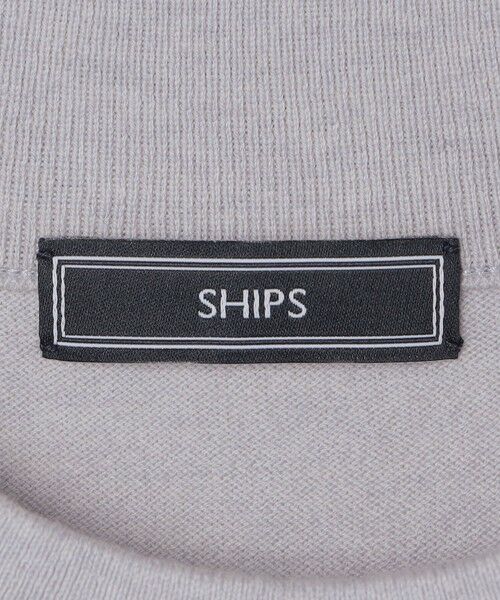 SHIPS / シップス ニット・セーター | SHIPS:〈手洗い可能〉HANDFRAME 16ゲージ コットン/ウール モックネック ニット | 詳細15