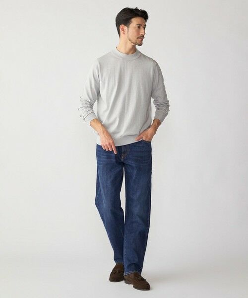 SHIPS / シップス ニット・セーター | SHIPS:〈手洗い可能〉HANDFRAME 16ゲージ コットン/ウール モックネック ニット | 詳細4