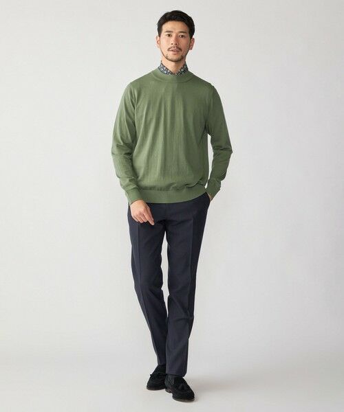 SHIPS / シップス ニット・セーター | SHIPS:〈手洗い可能〉HANDFRAME 16ゲージ コットン/ウール モックネック ニット | 詳細30