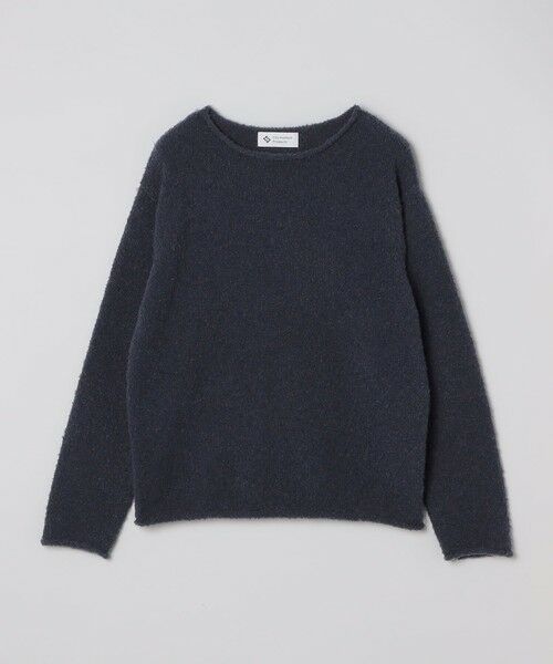SHIPS / シップス ニット・セーター | City Ambient Products: スーパーソフト ブークレ ロール ニット（ネイビー）