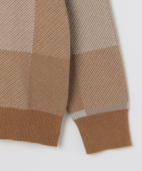 SHIPS / シップス ニット・セーター | SHIPS: 〈洗濯機可能〉チェック コットンカシミヤ クルーネック | 詳細11