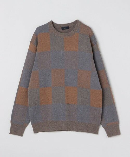 SHIPS / シップス ニット・セーター | SHIPS: 〈洗濯機可能〉チェック コットンカシミヤ クルーネック | 詳細18