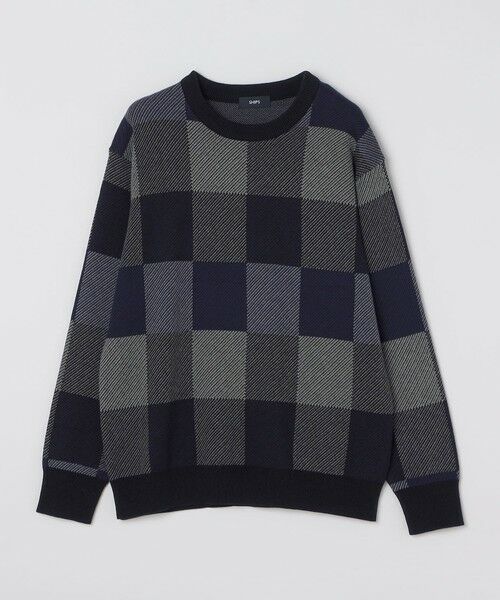 SHIPS / シップス ニット・セーター | SHIPS: 〈洗濯機可能〉チェック コットンカシミヤ クルーネック | 詳細22