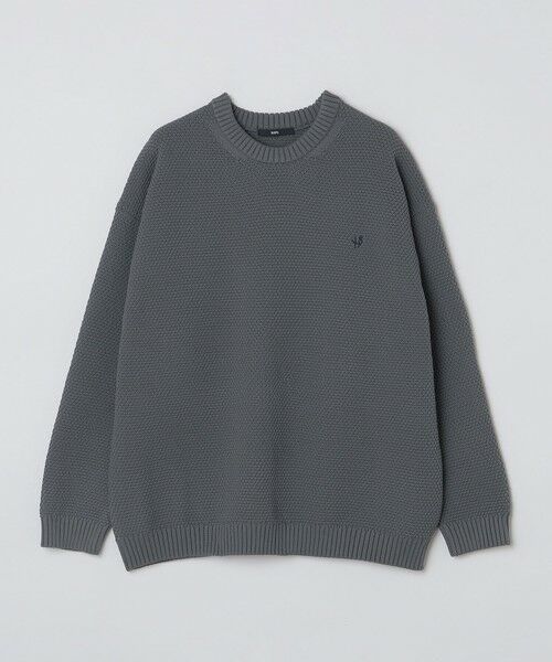 SHIPS / シップス ニット・セーター | 【WEB限定】SHIPS: ワンポイントロゴ ビッグシルエット レイヤード ニット（ニット+ロンT） | 詳細6