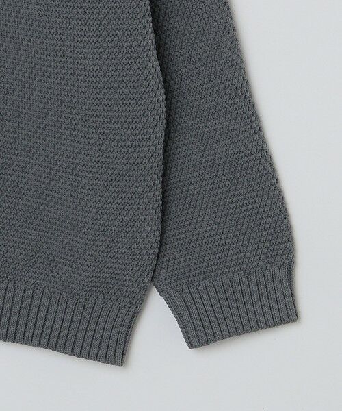 SHIPS / シップス ニット・セーター | 【WEB限定】SHIPS: ワンポイントロゴ ビッグシルエット レイヤード ニット（ニット+ロンT） | 詳細9