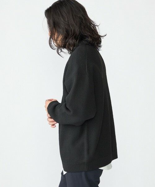 SHIPS / シップス ニット・セーター | 【WEB限定】SHIPS: ワンポイントロゴ ビッグシルエット レイヤード ニット（ニット+ロンT） | 詳細24