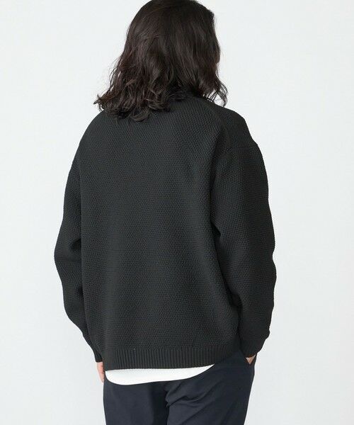 SHIPS / シップス ニット・セーター | 【WEB限定】SHIPS: ワンポイントロゴ ビッグシルエット レイヤード ニット（ニット+ロンT） | 詳細25