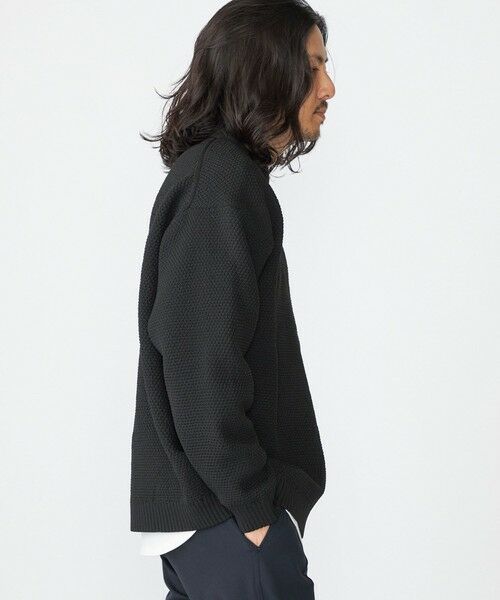 SHIPS / シップス ニット・セーター | 【WEB限定】SHIPS: ワンポイントロゴ ビッグシルエット レイヤード ニット（ニット+ロンT） | 詳細26