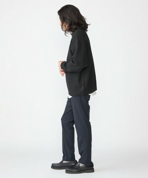 SHIPS / シップス ニット・セーター | 【WEB限定】SHIPS: ワンポイントロゴ ビッグシルエット レイヤード ニット（ニット+ロンT） | 詳細20