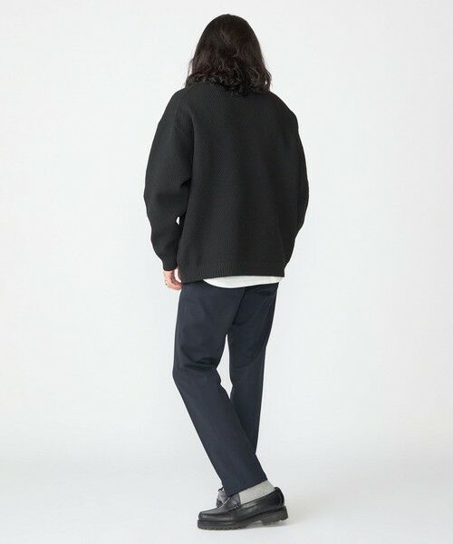 SHIPS / シップス ニット・セーター | 【WEB限定】SHIPS: ワンポイントロゴ ビッグシルエット レイヤード ニット（ニット+ロンT） | 詳細21