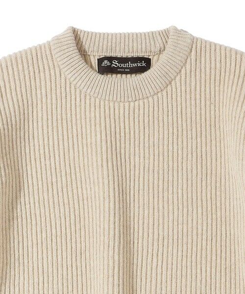 SHIPS / シップス ニット・セーター | Southwick Gate Label: ウール シルク クルーネック ニット | 詳細2