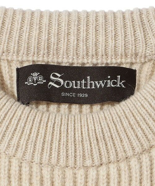SHIPS / シップス ニット・セーター | Southwick Gate Label: ウール シルク クルーネック ニット | 詳細3
