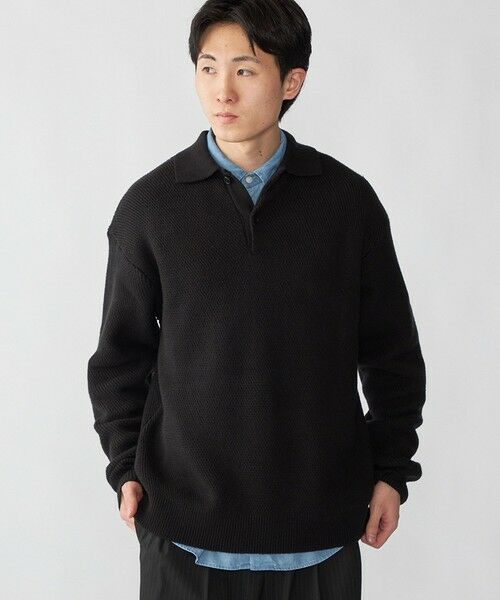 SHIPS / シップス ニット・セーター | City Ambient Products: ソフト ヤーン カルゼ ニットポロ | 詳細13