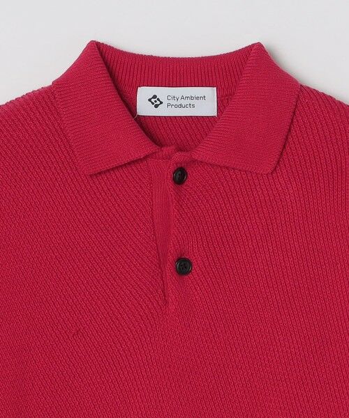 SHIPS / シップス ニット・セーター | City Ambient Products: ソフト ヤーン カルゼ ニットポロ | 詳細3