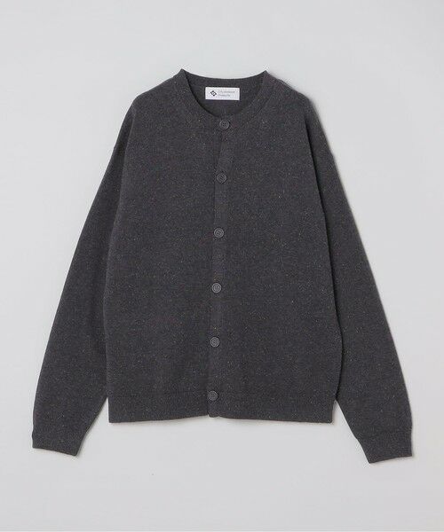 SHIPS / シップス カーディガン・ボレロ | City Ambient Products: カラー ネップ クルーネック カーディガン（ダークグレー）