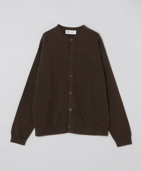 SHIPS / シップス カーディガン・ボレロ | City Ambient Products: カラー ネップ クルーネック カーディガン（ブラウン）
