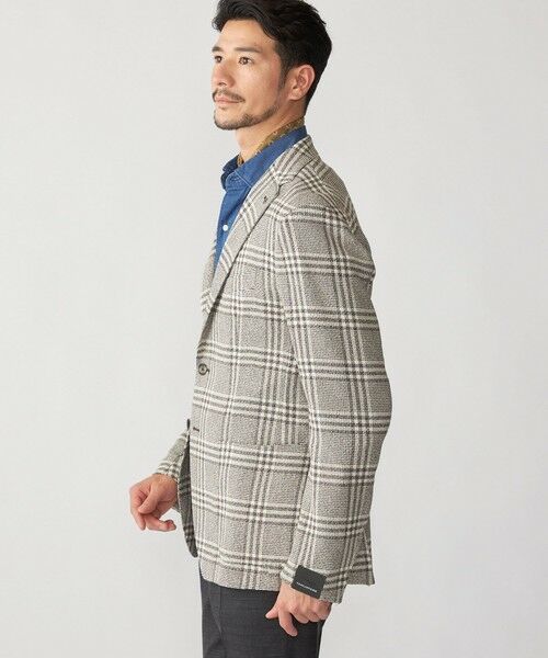 SHIPS / シップス テーラードジャケット | TAGLIATORE: コットン メッシュ グレンチェック ジャケット | 詳細3