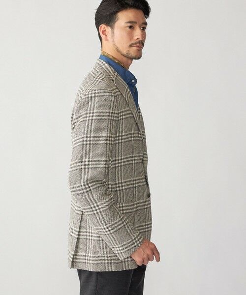 SHIPS / シップス テーラードジャケット | TAGLIATORE: コットン メッシュ グレンチェック ジャケット | 詳細5