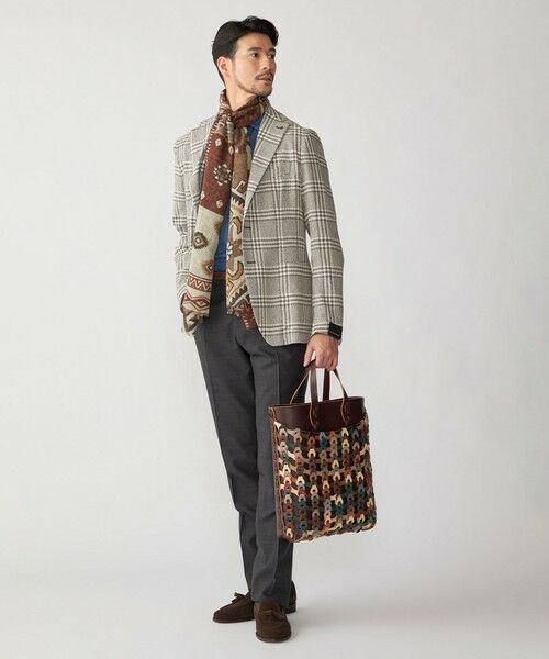 SHIPS / シップス テーラードジャケット | TAGLIATORE: コットン メッシュ グレンチェック ジャケット | 詳細7