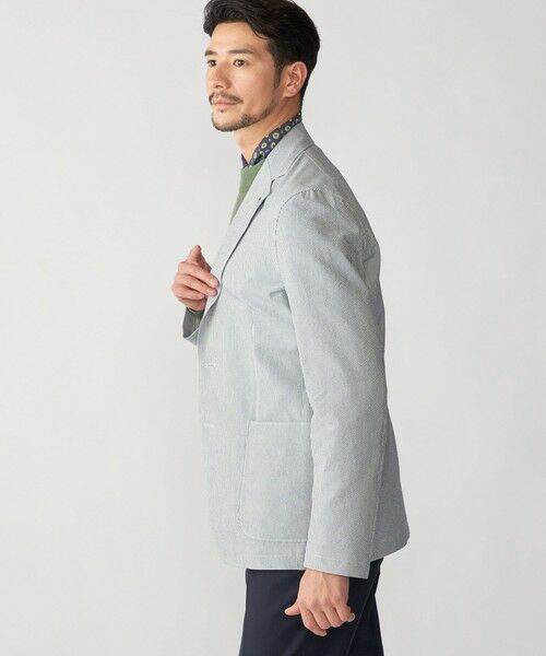 SHIPS / シップス テーラードジャケット | TAGLIATORE: ライト シアサッカー ストライプ ジャケット | 詳細1