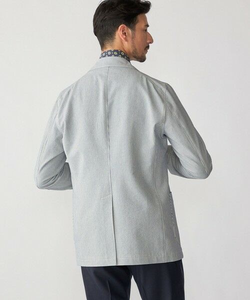 SHIPS / シップス テーラードジャケット | TAGLIATORE: ライト シアサッカー ストライプ ジャケット | 詳細2