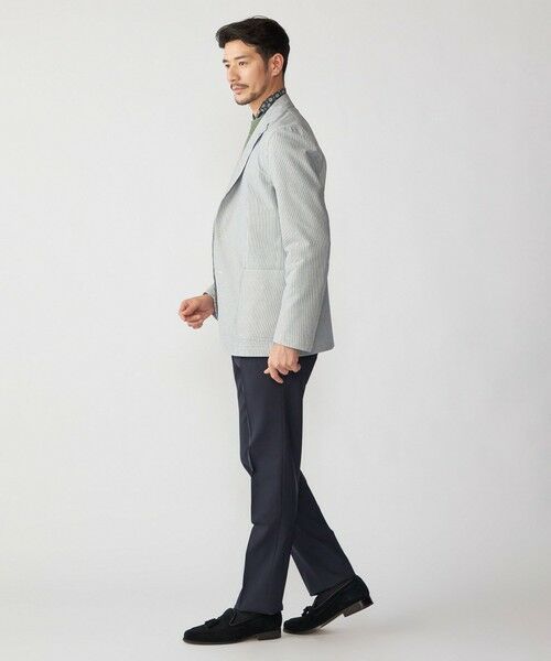 SHIPS / シップス テーラードジャケット | TAGLIATORE: ライト シアサッカー ストライプ ジャケット | 詳細5