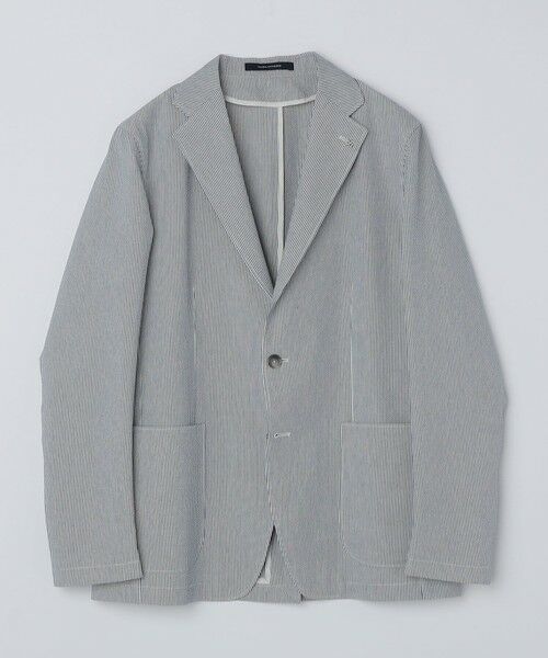 SHIPS / シップス テーラードジャケット | TAGLIATORE: ライト シアサッカー ストライプ ジャケット | 詳細8