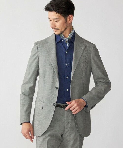 SHIPS / シップス テーラードジャケット | SHIPS:〈FUNCTION/洗濯機可能〉ウォッシャブル ハウンドトゥース ジャケット(セットアップ対応) | 詳細2