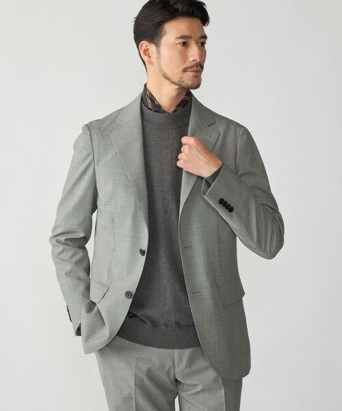 SHIPS / シップス テーラードジャケット | SHIPS:〈FUNCTION/洗濯機可能〉ウォッシャブル ハウンドトゥース ジャケット(セットアップ対応) | 詳細3