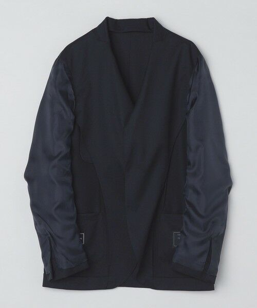 SHIPS / シップス テーラードジャケット | SHIPS:〈セットアップ対応/洗濯機可能〉サージ ウォッシャブル ツイル ジャケット | 詳細9