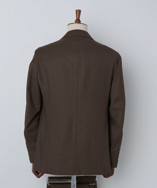 SHIPS / シップス セットアップ | Valditaro: ウール ブラウン ソリッド スーツ | 詳細15