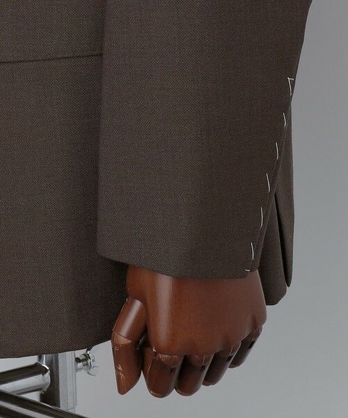 SHIPS / シップス セットアップ | Valditaro: ウール ブラウン ソリッド スーツ | 詳細19