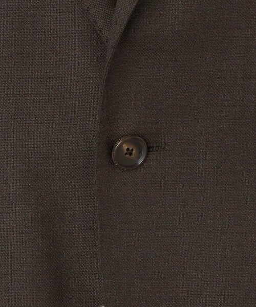 SHIPS / シップス セットアップ | Valditaro: ウール ブラウン ソリッド スーツ | 詳細22