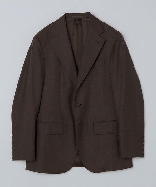 SHIPS / シップス セットアップ | Valditaro: ウール ブラウン ソリッド スーツ | 詳細24