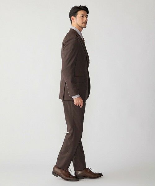 SHIPS / シップス セットアップ | Valditaro: ウール ブラウン ソリッド スーツ | 詳細3