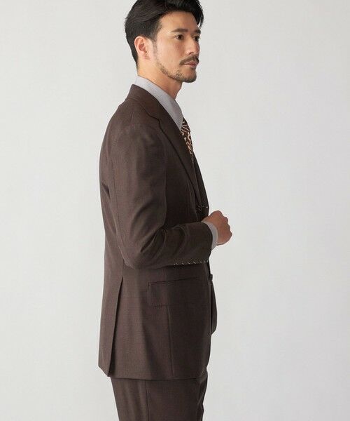 SHIPS / シップス セットアップ | Valditaro: ウール ブラウン ソリッド スーツ | 詳細7