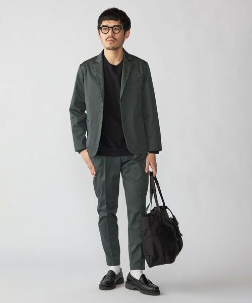 SHIPS / シップス セットアップ | 【WEB限定】SHIPS:〈洗濯機可能〉サテンストレッチ セットアップ | 詳細9