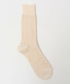 SHIPS / シップス ソックス | ANONYMOUS: BOUCLE NEP CABLE CREW