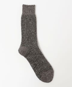 SHIPS / シップス ソックス | ANONYMOUS: BOUCLE NEP CABLE CREW