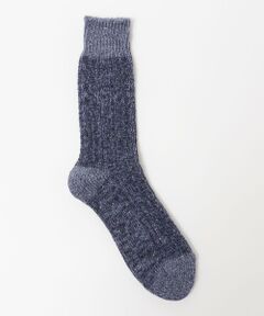 SHIPS / シップス ソックス | ANONYMOUS: BOUCLE NEP CABLE CREW