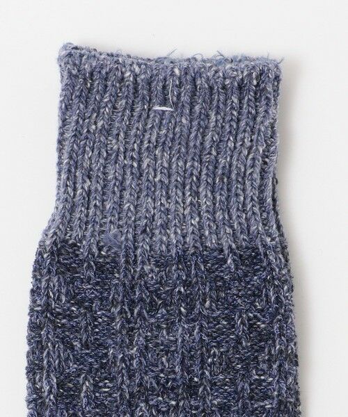 SHIPS / シップス ソックス | ANONYMOUS: BOUCLE NEP CABLE CREW | 詳細1