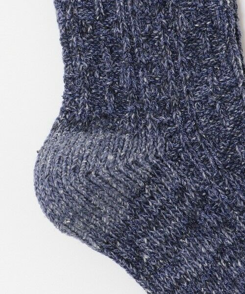 SHIPS / シップス ソックス | ANONYMOUS: BOUCLE NEP CABLE CREW | 詳細2