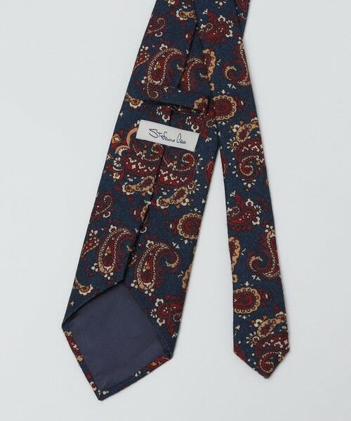 SHIPS / シップス ネクタイ | 【SHIPS別注】Stefano Cau: ウール プリント ペイズリー ネクタイ | 詳細1