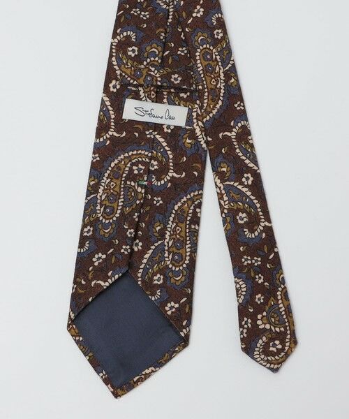 SHIPS / シップス ネクタイ | 【SHIPS別注】Stefano Cau: ウール プリント フラワー ペイズリー ネクタイ | 詳細1