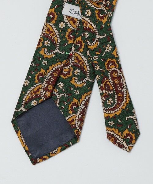 SHIPS / シップス ネクタイ | 【SHIPS別注】Stefano Cau: ウール プリント フラワー ペイズリー ネクタイ | 詳細4
