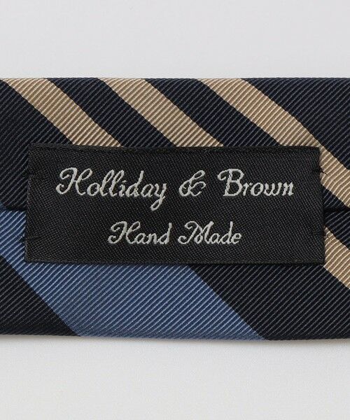 SHIPS / シップス ネクタイ | Holliday＆Brown: シルク コットン レジメンタル ネクタイ | 詳細2