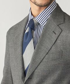 SHIPS / シップス ネクタイ | Stefanobigi: メランジ ワイド ストライプ ネクタイ